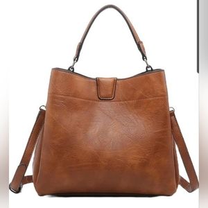 JEN & CO. Brown Satchel Bag